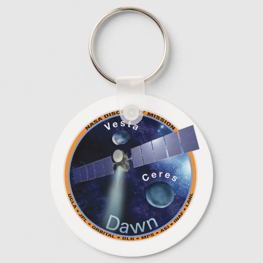 Dawn Mission Patch Sleutelhanger (Voorkant)
