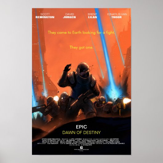 'Dawn of Destiny' Movie Poster (Voorkant)