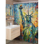 Dawn of Liberty, een gewoonte Douchegordijn