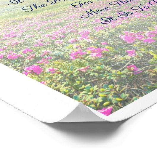 "Dawn of Life" Poëzie Poster (Hoek)