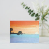 Dawn of Peace_ElephantOfferingPrayers_AnjaliSanghi Briefkaart (Staand voorkant)