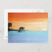 Dawn of Peace_ElephantOfferingPrayers_AnjaliSanghi Briefkaart (Voorkant / Achterkant)