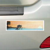 Dawn of Peace_ElephantOfferingPrayers_AnjaliSanghi Bumpersticker (Op auto)