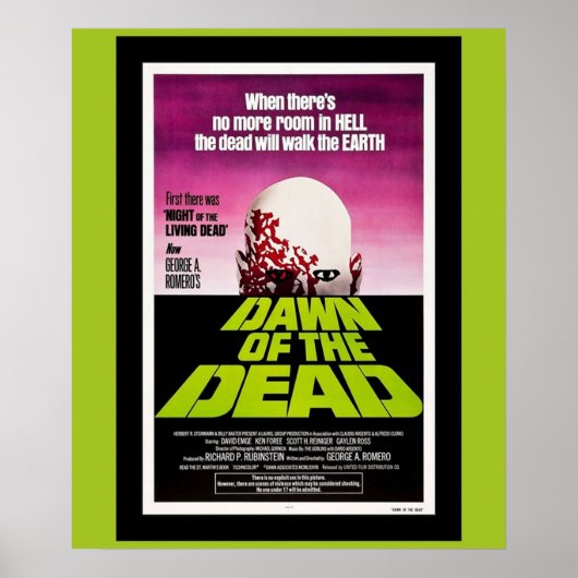 Dawn of the Dead Vintage Poster (Voorkant)