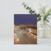 Dawn on Main Street of Bismarck, North Dakota Briefkaart (Staand voorkant)