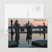 Dawn on the Ottawa River. Briefkaart (Voorkant / Achterkant)