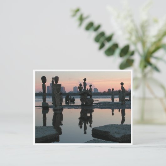 Dawn on the Ottawa River. Briefkaart (Staand voorkant)