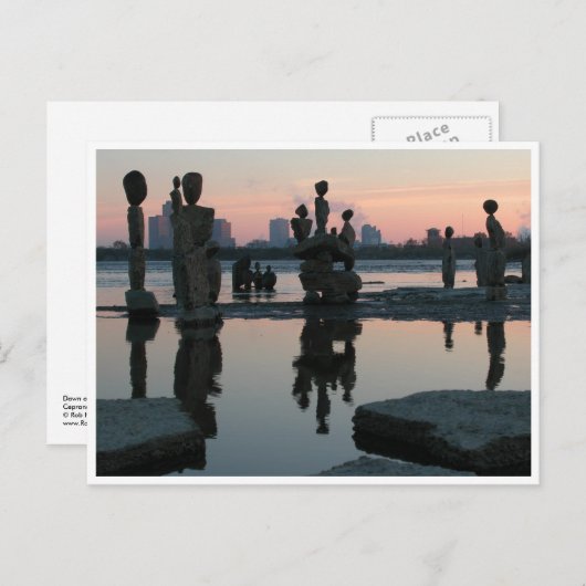 Dawn on the Ottawa River. Briefkaart (Voorkant / Achterkant)