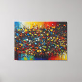 Dawn ouverture over New York kleurrijke print (Voorkant)