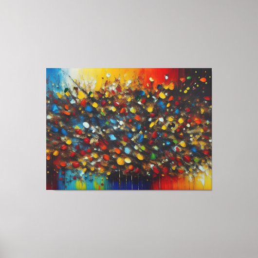 Dawn ouverture over New York kleurrijke print (Voorkant)