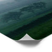 Dawn over de muur van Hadrians Poster (Hoek)