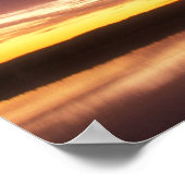 Dawn over Edgartown Lighthouse Marthas Vineyard Poster (Hoek)