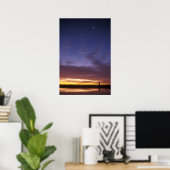 Dawn over Edgartown Lighthouse Marthas Vineyard Poster (Thuiskantoor)