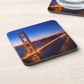 Dawn over San Francisco en Golden Gate Bridge. Drankjes Onderzetter (Linkerzijde)