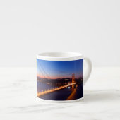 Dawn over San Francisco en Golden Gate Bridge. Espresso Kop (Voorkant rechts)