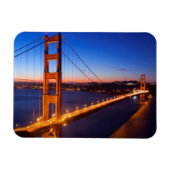 Dawn over San Francisco en Golden Gate Bridge. Magneet (Horizontaal)