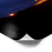Dawn over San Francisco en Golden Gate Bridge. Poster (Hoek)
