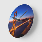 Dawn over San Francisco en Golden Gate Bridge. Ronde Klok (Hoek)