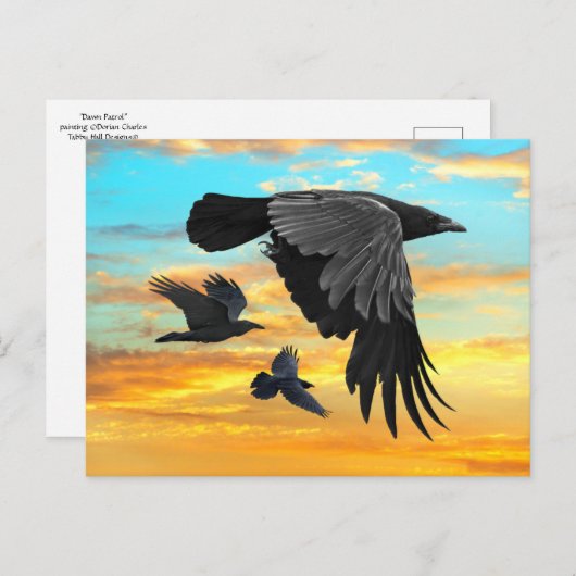 "Dawn Patrol" Briefkaart (Voorkant / Achterkant)