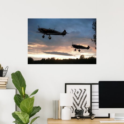 Dawn Patrol Poster (Thuiskantoor)