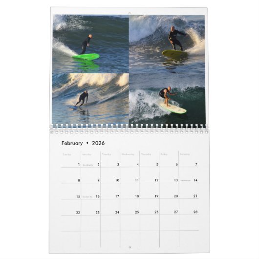 Dawn Patrol Riders Surfing Calendar 2026 Kalender (Feb 2026)