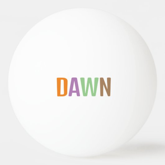 Dawn Pingpongbal (Voorkant)