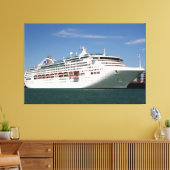 Dawn Princess Cruiseschip Canvas Afdruk (Insitu (Woonkamer))