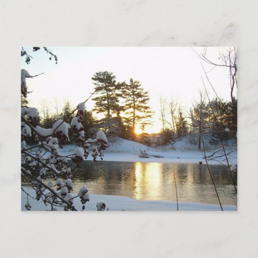 Dawn Reflection Briefkaart (Voorkant)