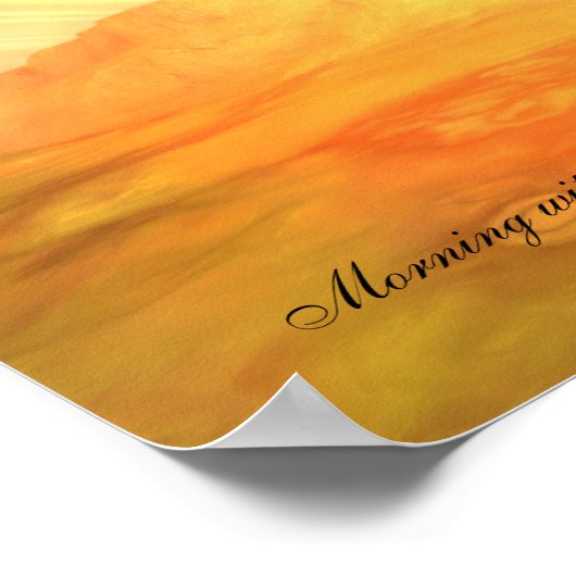 Dawn Rings Custom Emily Dickinson Quote Poster (Hoek)