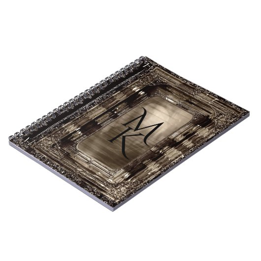 Dawn Sable Elegant Monogram Notitieboek (Linkerzijde)