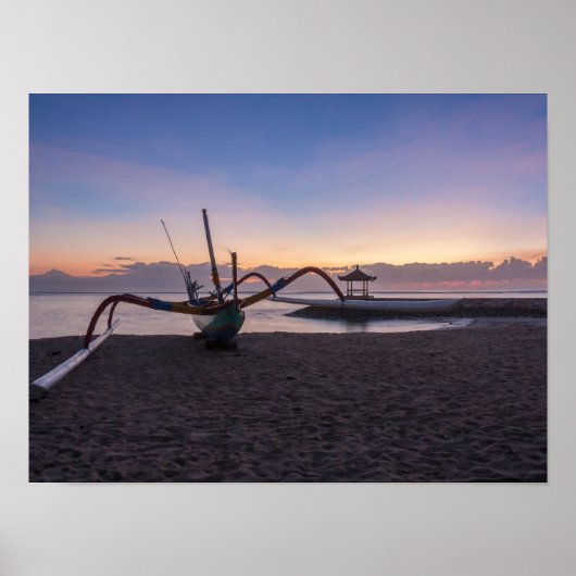 Dawn, Sanur, Bali, Indonesië Poster (Voorkant)