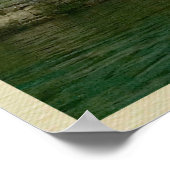 "Dawn Skies" bij Barton Springs Austin Poster (Hoek)