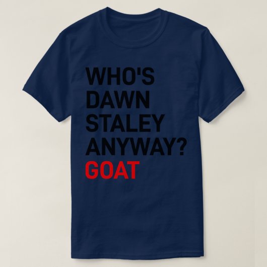 Dawn Staley Goat T-shirt (Design voorkant)