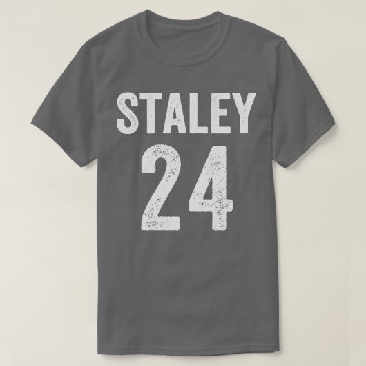 Dawn Staley Terug Nummer Witte Stijl T-shirt (Design voorkant)