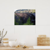 Dawn Sun, Bridge 22, Camas Prairie Railroad Poster (Keuken)