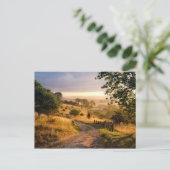 Dawn Sunshine | Engels Platteland Briefkaart (Staand voorkant)