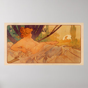 DAWN van Alphonse Mucha - Aurore Poster