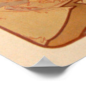 DAWN van Alphonse Mucha - Aurore Poster (Hoek)