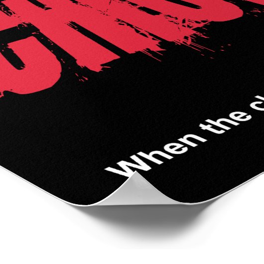 DAWN van de CHICKEN Poster (Hoek)