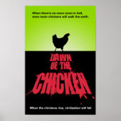 DAWN van de CHICKEN Poster (Voorkant)