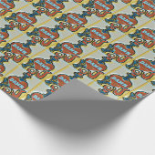 Dawn WraptnLuv™ Naam Gift Wrap Paper- LUVYBZ® Cadeaupapier (Hoek)