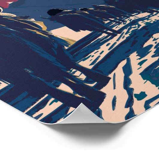 Dawn Yak Caravan Everest Motivational Poster (Hoek)