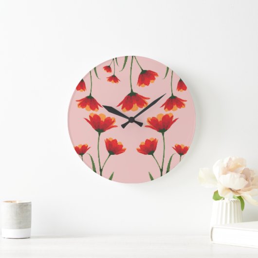 Dawnfire Poppies Grote Klok (Huis)