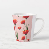 Dawnfire Poppies Latte Mok (Rechts)