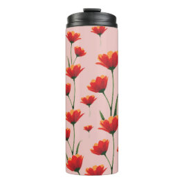 Dawnfire Poppies Thermosbeker