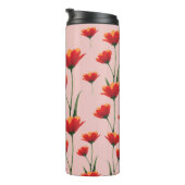 Dawnfire Poppies Thermosbeker (Geroteerd rechts)