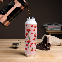 Dawnfire Poppies Waterfles