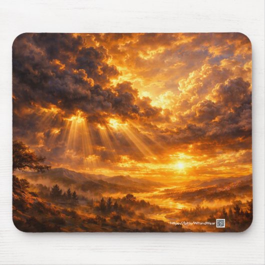 Dawnfire Uitzicht Muismat (Voorkant)