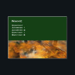 DAWNING DARK/ ALIEN WORLDS Science Fiction Visitekaartje<br><div class="desc">Reflecties in het lijst Temple of Water Animation van 3D film Hyperion World.</div>