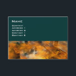 DAWNING DARK/ ALIEN WORLDS Science Fiction Visitekaartje<br><div class="desc">Reflecties in het lijst Temple of Water Animation van 3D film Hyperion World.</div>